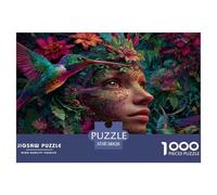 Dea della forestaa Jigsaw Puzzle 1000 Pezzi Per Adulti foresta Puzzle Gioco Per Adulti E Bambini Età 9 Anni + Cartone Riciclato Al 100% Puzzle Decorativo 38x26cm/1000pcs