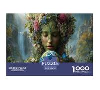 Dea della forestaa Jigsaw Puzzle 1000 Pezzi Per Adulti foresta Puzzle Gioco Regali Per Adulti Cartone Riciclato Al 100% Home Decorazione 52x38cm/1000pcs