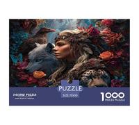 Dea della forestaa Jigsaw Puzzle 1000 Pezzi Per Adulti foresta Puzzle Gioco Regali Per Adulti Cartone Riciclato Al 100% Puzzle Decorativo 70x50cm/1000pcs