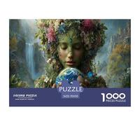 Dea della forestaa Puzzle 1000 Pezzi Per Adulti foresta Giochi Edugattoivi Puzzle Per Adulti E Bambini Età 9 Anni + Cartone Riciclato Al 100% Home Decorazione 70x50cm/1000pcs