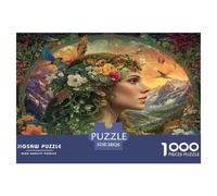 Dea della forestaa Puzzle 1000 Pezzi Per Adulti foresta Puzzle Sfidanti Regali Per Gli Uomini Cartone Riciclato Al 100% Home Decorazione 38x26cm/1000pcs