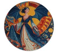 Dea della luna,Puzzle Per Adulti 1000pcs (67.5x67.5cm),Giochi Di Sfida Arte greca antica o stile medievale europeo