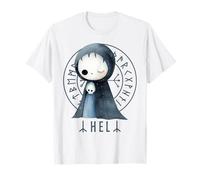 Dea della Mitologia norrena Hel Viking Halloween Bambini Ragazzi Ragazze Maglietta