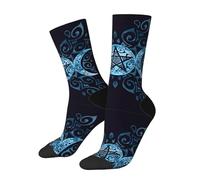 Dea Della Triplice Luna, Strega Pagana Wiccan Donna Uomo Calze Escursionismo Anti-Attrito Calzini Termici Termici Calze Da Trekking Per Passeggio Montagna Sport