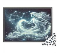 Dea dell'Acquario Puzzle 1000 Pezzi Carta riciclata per adulti Puzzle per adulti Gioco educativo con sfida Ottima idea regalo per la decompressione 38x26cm/1000pcs