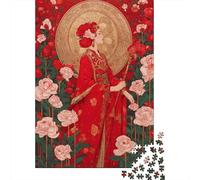 Dea delle Rosa Puzzle Per Adulti || 70x50cm/1000pcs Puzzle Giochi Educativi,decorazioni Per La Casa