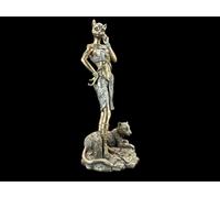 DEA EGIZIA BASTET CON PANTERA VERONESE (WU76880A4)