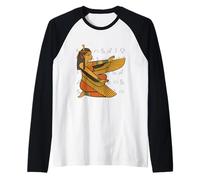 Dea Egiziana Iside Come Simbolo del Potere Femminile Maglia con Maniche Raglan