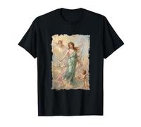 Dea Greca Afrodite con Angeli Pittura Arte Classica Maglietta
