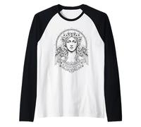 Dea Greca Afrodite Tatuaggio Gotico Antica Grecia Maglia con Maniche Raglan