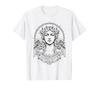 Dea Greca Afrodite Tatuaggio Gotico Antica Grecia Maglietta