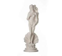 Dea greca Afrodite Venere Nascita della Statua di Alabastro Nudo Sexy 25cm
