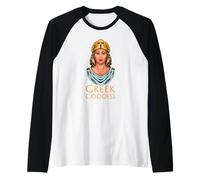 Dea Greca - Atena - Mitologia Dell'antica Grecia Maglia con Maniche Raglan