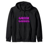 Dea Greca Donne Ragazze dalla Grecia Hellas Donna ellenica Felpa con Cappuccio