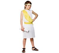 Dea Greca Romano Famiglia Vestito Bambini Adulti Toga Festa Vestirsi