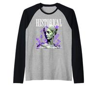 Dea Greca Storico da Vinci Streetwear Maglia con Maniche Raglan
