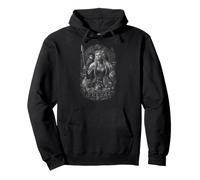 Dea guerriera vichinga Freya Mitologia Norrena Rune Felpa con Cappuccio