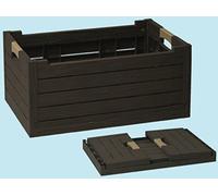 Dea Home Florida Box Cassetta Pieghevole, Marrone, 59x39x28 cm