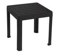 DEA HOME Tavolino POP, in plastica da interni ed esterni, Antracite