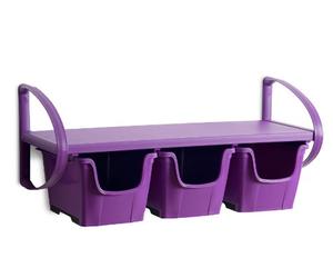 DEA Home Z746R072 Amadeus 83 Promo Pack Mensola Wow Box M, 80X32X30.5, Viola