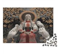 Dea, il gufo bianco Jigsaw Puzzle 70x50cm/1000pcs Adulti Puzzle Gioco Educativo Decorazioni Per La Casa