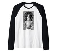 Dea norrena Hel Dea vichinga Tarocchi celtici Maglia con Maniche Raglan