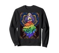 Dea Orgoglio Rainbow Queen Power Sovereign Love Aura Rise Felpa