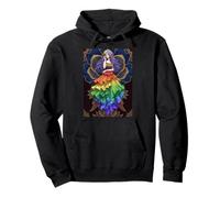 Dea Orgoglio Rainbow Queen Power Sovereign Love Aura Rise Felpa con Cappuccio