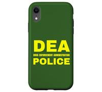 DEA Police Agent Drug Enforcement Administration BACK PRINT Custodia per iPhone XR