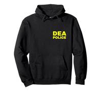 DEA Police Drug Enforcement Administration Front And Back Felpa con Cappuccio