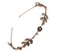 Dea romana foglia ramo delicato sposa capelli corona testa vestito trattamento intelligente