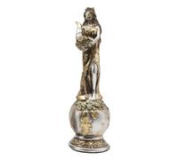 Dea romana Fortuna, statua della dea Fortuna - Dea della buona fortuna Ornamento Fortuna | Statua della dea in resina, statuetta simbolica della fortuna per collezionisti e decorazioni per la casa