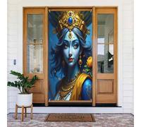 Dea stampa dorata n. 7 coperture decorative per porte, striscione per interni ed esterni, primavera, estate, autunno, inverno, Halloween, Natale, decorazioni per la casa