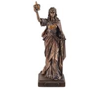 Dea tedesca Germania, in pietra artificiale, dipinta a mano da artista, by Veronese