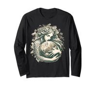 Dea Verde Giornata della Terra Salva Il Nostro Pianeta Donne Maglia a Manica