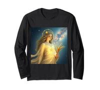 Dea Vergine Celeste in Golden Starlight Maglia a Manica