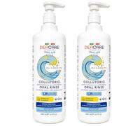Deacare COLLUTORIO AZIONE PROFONDA con Clorexidina 0.20% - Kit 2x1L | Contrasta Formazione Placca e Irritazioni Gengivali, Ideale dopo Interventi Chirurgici, Xilitolo, Ginepro e Aloe, No Alcool