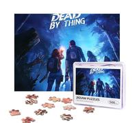 Dead By Daylight Cover Puzzle da 500 pezzi personalizzati per foto, puzzle con borsa portaoggetti, puzzle impegnativo per adulti, decorazione per la casa e matrimoni (52 x 38 cm)