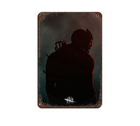 Dead by Daylight Game 3 Poster retrò in metallo con scritta "Dead by Daylight", decorazione da parete, 20 x 30 cm