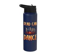 Dead Can Dance Scheletro Danza Divertente Halloween Stainless Steel Insulated Water Bottle