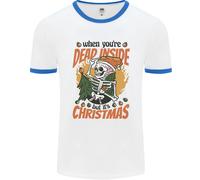 Dead Inside A Natale Teschio Uomo Ringer