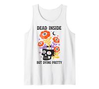 Dead Inside But Dying Pretty Halloween Boho Canotta