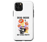 Dead Inside But Dying Pretty Halloween Boho Custodia per iPhone 11 Pro