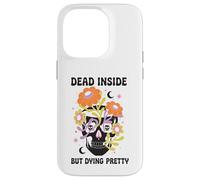 Dead Inside But Dying Pretty Halloween Boho Custodia per iPhone 14 Pro