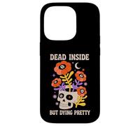 Dead Inside But Dying Pretty Halloween Boho Custodia per iPhone 14 Pro