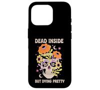 Dead Inside But Dying Pretty Halloween Boho Custodia per iPhone 16 Pro