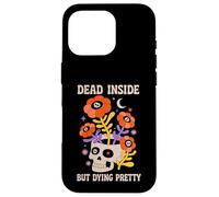 Dead Inside But Dying Pretty Halloween Boho Custodia per iPhone 16 Pro