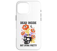 Dead Inside But Dying Pretty Halloween Boho Custodia per iPhone 16 Pro Max