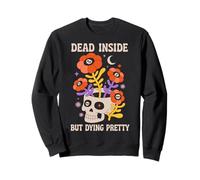 Dead Inside But Dying Pretty Halloween Boho Felpa