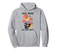 Dead Inside But Dying Pretty Halloween Boho Felpa con Cappuccio